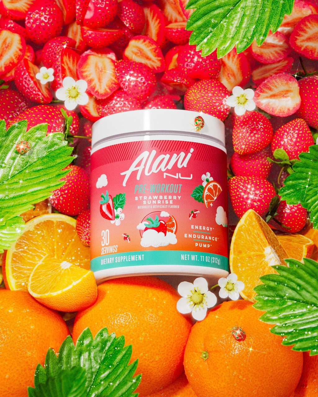 Alani Nu Pre-Workout - Strawberry Sunrise S6 - image 4