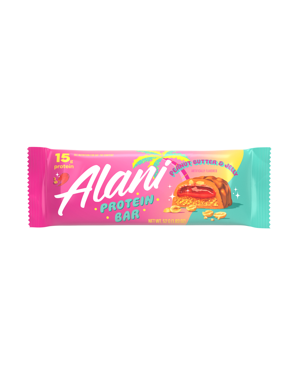 Alani Nu Protein Bar - Peanut Butter & Jelly X9 - image 2