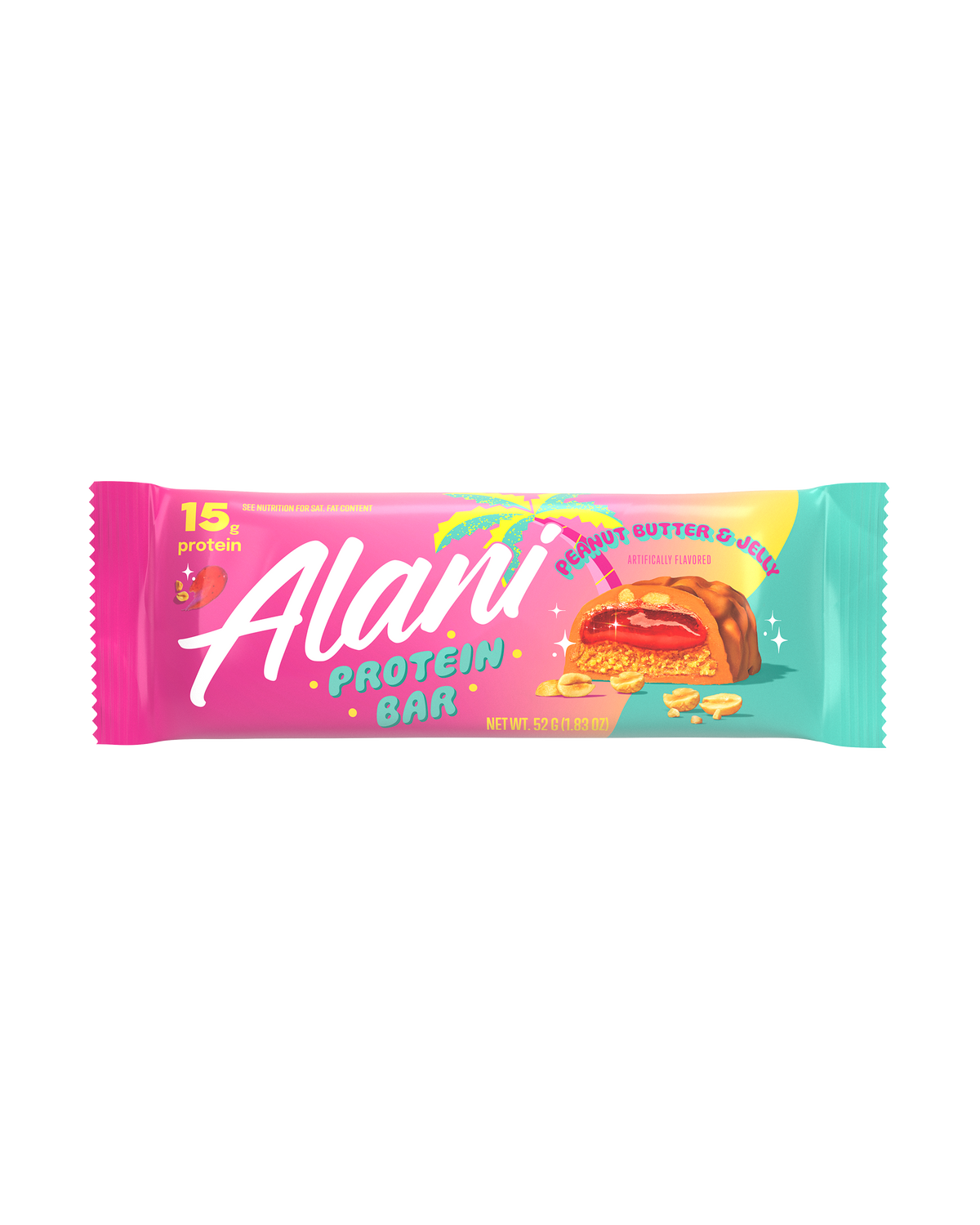 Alani Nu Protein Bar - Peanut Butter & Jelly X9 - image 2