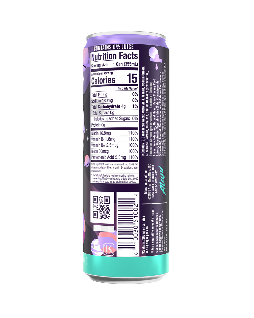 Alani Nu Energy Drink - Cosmic Stardust Z1 - image 3