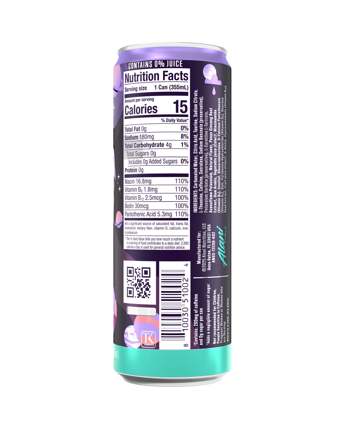 Alani Nu Energy Drink - Cosmic Stardust Z1 - image 3
