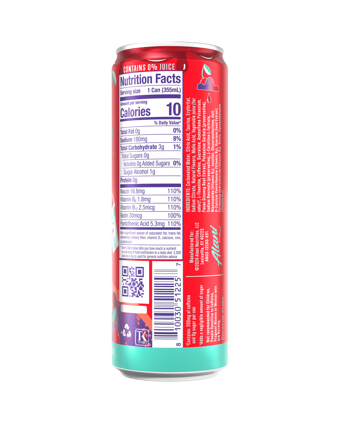 Alani Nu Energy Drink - Cherry Slush E0 - image 3