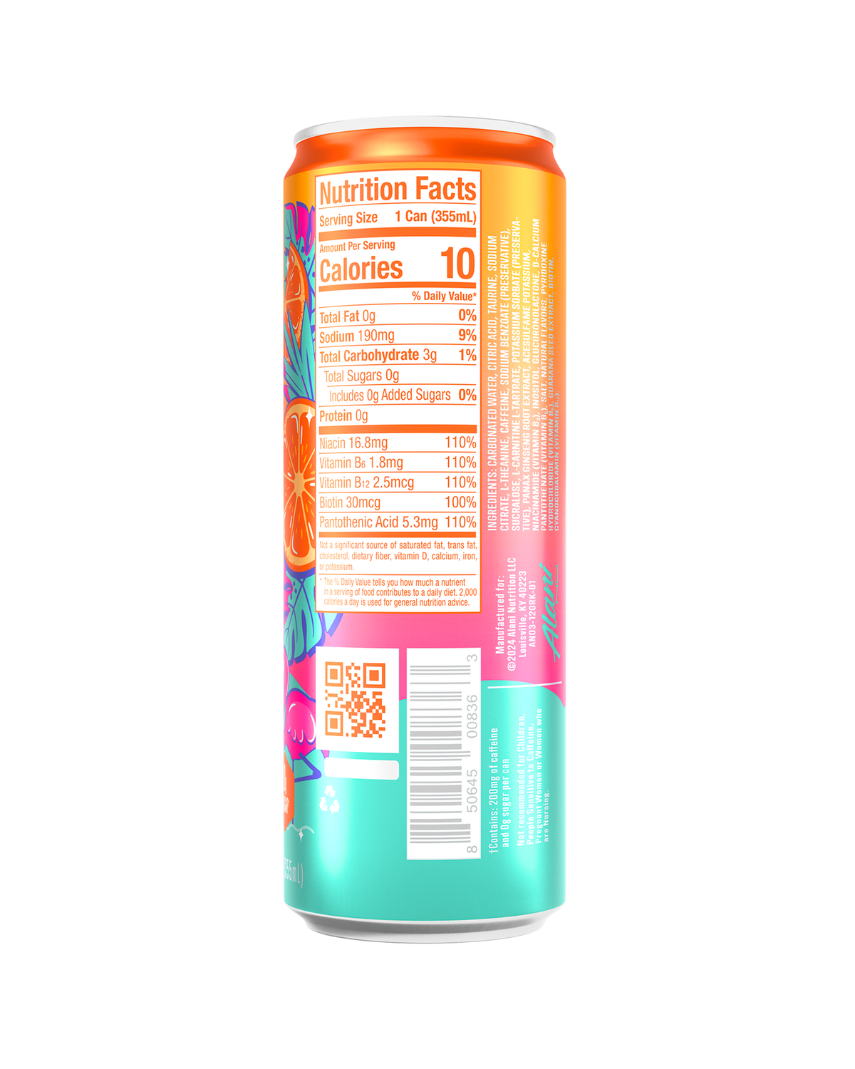Alani Nu Energy Drink - Orange Kiss B5 - image 3