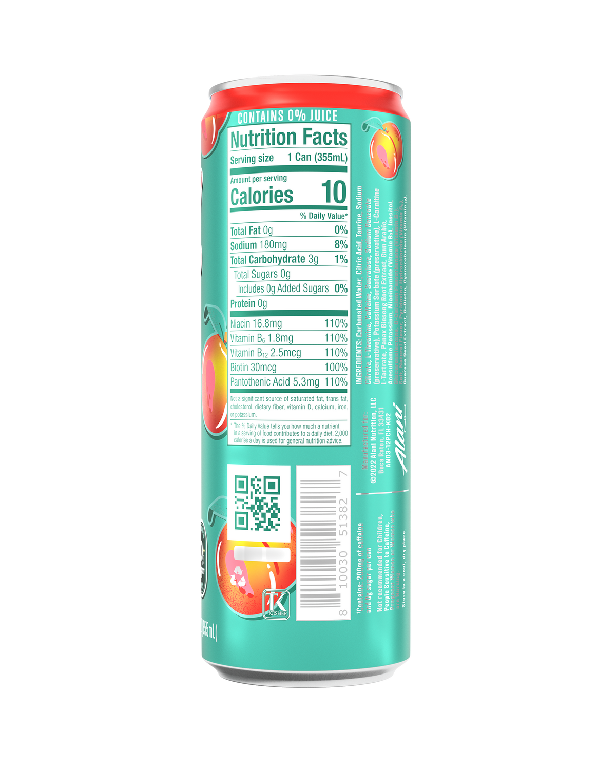 Alani Nu Energy Drink - Juicy Peach R3 - image 3