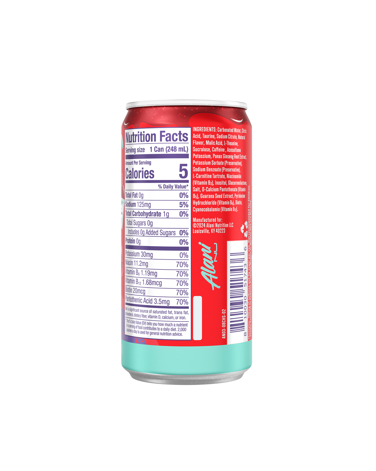Alani Nu Mini Energy - Cherry Slush E2 - image 3