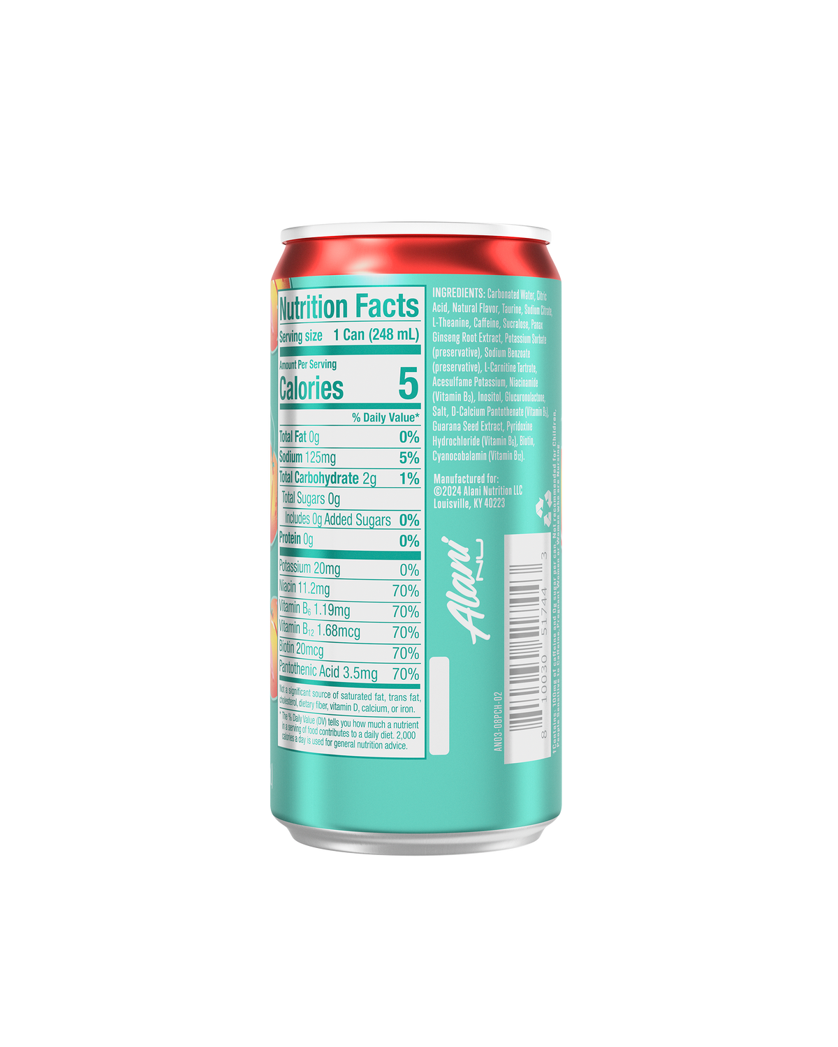 Alani Nu Mini Energy - Juicy Peach T1 - image 3